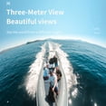 thumbnail image 4 of TELESIN 3 Meters Telescoping Selfie Pole Carbon Fiber Selfie Stick Adjustable Extension Pole Handheld Selfie Stick with 14 Inch Screw Replacement for One X/ One X2/ One R/ X3 Panoramic Act, 4 of 7