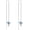 B2-Silver+hummingbird, variant on Moonstone Threader Earrings Long Chain Drop Earrings in 925 Sterling Silver