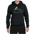thumbnail image 2 of Wild Bobby, Bee Kind Motivational Inspirational Teachers, Pop Culture, Unisex Graphic Hoodie Sweatshirt, Black, Small, 2 of 4