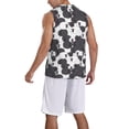 thumbnail image 2 of Xecao Black And White Sheeps print basketball shirt for both men and women, a unisex basketball jersey perfect for theme parties-X-Large, 2 of 6