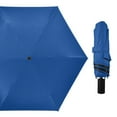 thumbnail image 4 of ALAZA Navy Blue UPF 50+ Compact Folding Umbrella for Rain Travel Umbrella Packable, 4 of 8