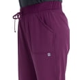 thumbnail image 5 of Scrubstar Women's Supreme Stretch Antimicrobial Heather Yoga Jogger Scrub Pant WM01P097, 5 of 7