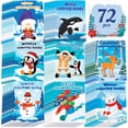 thumbnail image 1 of Libros para colorear de invierno 90shine, 72 unidades, regalos de fiesta a granel, 12,5 x 17 cm, 1 of 7
