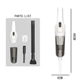 thumbnail image 1 of Mosiee 2In1 Portable Handheld Vacuum Cleaner For Floors, Carpets, Pet Hair Usb Charger, 1 of 8