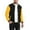 Navy/Yellow, variant on Men's College Varsity Jacket Lightweight Baseball Jackets Football Letterman Jacket