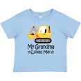 thumbnail image 3 of Inktastic My Grandma Loves Me Grandson Truck Boys Baby T-Shirt, 3 of 5