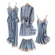 thumbnail image 1 of Ice Silk Lace Pajamas 10pcs/set Skin-friendly, 1 of 2