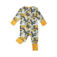 thumbnail image 7 of WIBACKER 3-24M Bamboo Newborn Baby Convertible Footie Pajamas, Toddler Footed Zipper Sleeper for Infant Baby Boys - Banana, 7 of 7
