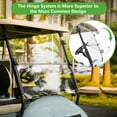 thumbnail image 6 of 10L0L Golf Cart Windshield for Club Car Precedent 2004-up,Clear Folding Down Windscreen, 6 of 8