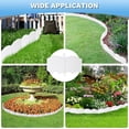 thumbnail image 2 of 30Ft Landscape Edging White Garden Border with Stakes for Flower Bed Lawn, 2 of 5