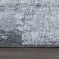 thumbnail image 3 of World Rug Gallery Contemporary Distressed Abstract Machine Washable 7'7"x9'6" Dark Gray Area Rug, 3 of 9