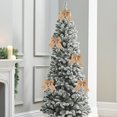 thumbnail image 4 of Dvkptbk Christmas Linen Christmas Bow Gift Box Christmas Tree Decoration DIY Artificially Wedding Festival Accomplishment Essentiales for Festivals Christmas Decorations, 4 of 6