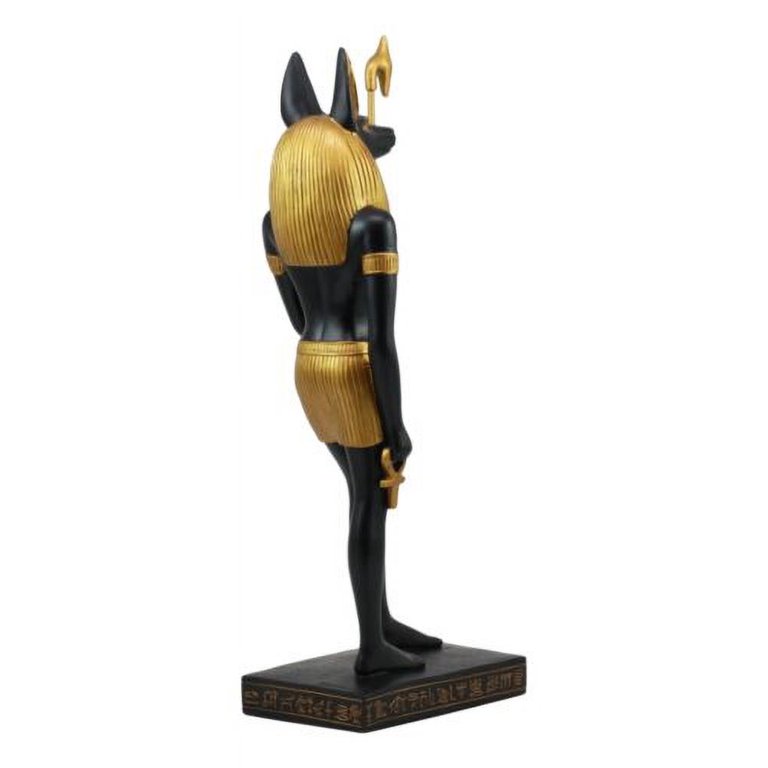 Anubis Antique Gold Metal Card