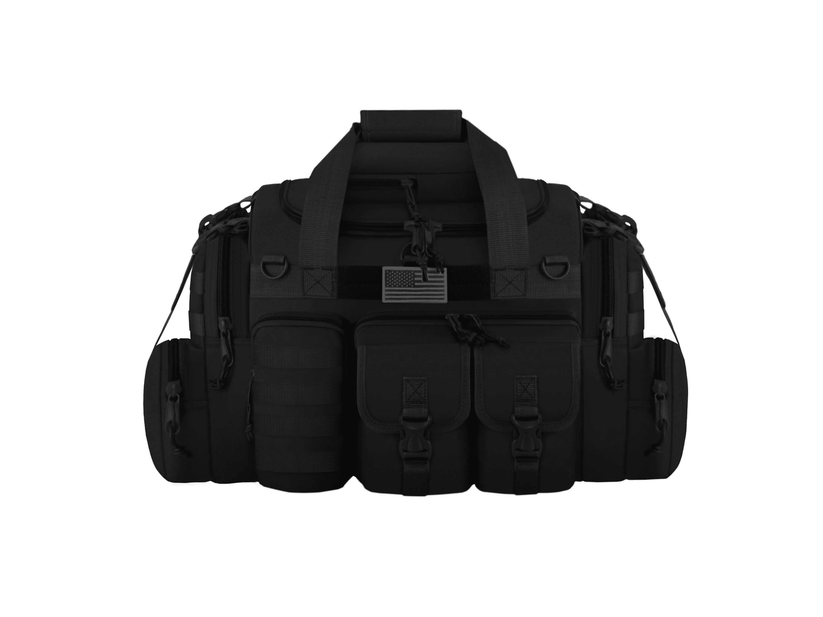 HeavyDuty MiltiPocket 26" Duffle Bag Black