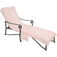thumbnail image 2 of Crover 30" x 81" Angelwing Apricot Patio Chaise Lounge Cover, Side Pocket, 2 of 2