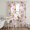 White, variant on Pink Flowers Sheer Curtains 96 Inch Length 2 Panels Set, Elegant Farmhouse Spring Floral Voile Window Treatment Semi Sheer Long Curtains Drapes for Bedroom/Living Room/Kitchen 52"x96"x2