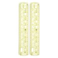 thumbnail image 1 of Unique Bargains 2pcs Unbreakable Flexible Rulers 30cm/12' Double Scale Shatterproof Folding Plastic Ruler, Light Green, 1 of 6