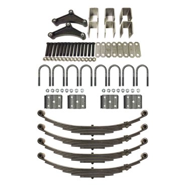 LIBRA 6000lb Single Trailer Axle Suspension Kit 3000lb Spring U-bolt Hanger Kit LIBRA 6000lb Single Trailer Axle Suspension Kit 3000lb Spring U-bolt Hanger Kit