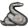 thumbnail image 3 of 2025 Mongolia 1 oz Silver Lunar Year of The Snake Shaped Coin, 3 of 5