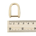 thumbnail image 5 of 14mm U Shape Horseshoe D-Rings Zinc Alloy Electroplated Gold Tone 2 Pack, 5 of 5