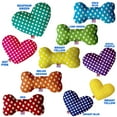 thumbnail image 2 of Pet and Dog Plush Heart or Bone Toy, "Swiss Dots Group" (Available in different sizes, and 10 different pattern options!), 2 of 10