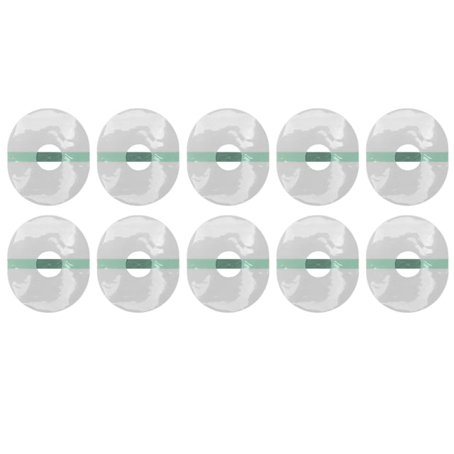 Parches adhesivos impermeables con sensor, 10 unidades, forma ovalada, ideales para ducharse y caminar