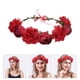 thumbnail image 4 of KAKOWELY Corona de flores para novia, tocado de rosas artificiales, corona floral para el cabello, diadema de boda, 4 of 5
