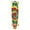 Tiedye Rasta, variant on Yocaher Graphic Series Complete Kicktail Skateboards Longboard w/BlackWidow Premium 80A Grip Tape, Aluminum Truck, ABEC9 Bearing, 71mm Skateboard Wheels