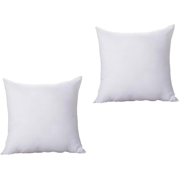 18x18 Pillow Inserts Set of 2, Soft & Comfortable Pillow Stuffing, Bedding Throw Pillows Cushion, Throw Pillow Inserts for Bed, Couch and Cushion