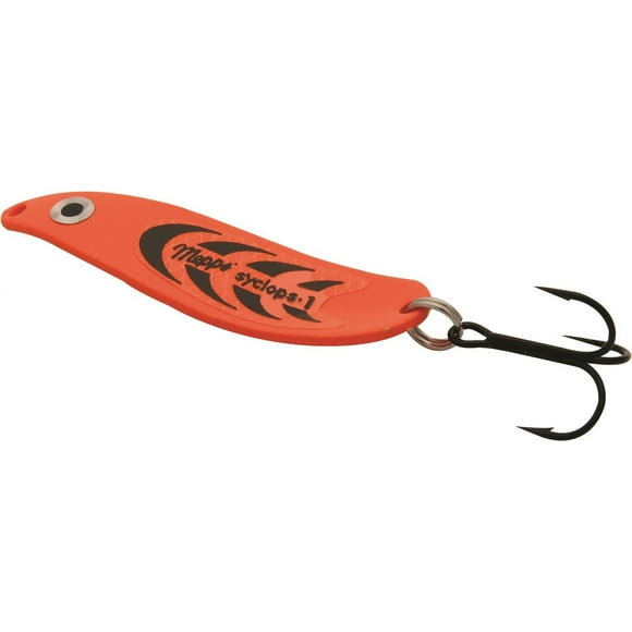 Mepps S1-FL-O Syclops Spoon 2-1/4" 1/2oz Plain Fluo Orange