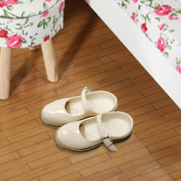 Zapatos de Femenino 1:6, Zapatos con Correa en El Tobillo, Zapatos de Vestir de Uniforme Informal a La Moda para Accesorios de Figuras de Acci Beige CUTICAT Zapato de figura de acción