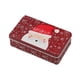 thumbnail image 5 of Caja de lata de caramelos,Contenedor de almacenamiento de caja de dulces decorativo,Caja de regalo para ,caja de azúcar,decoración navideña,Contenedor para Papá Noel rojo oscuro, 5 of 8