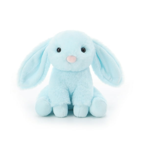 Apricot Lamb Sky Blue Bunny Plush Toy for Kids 6 Inches