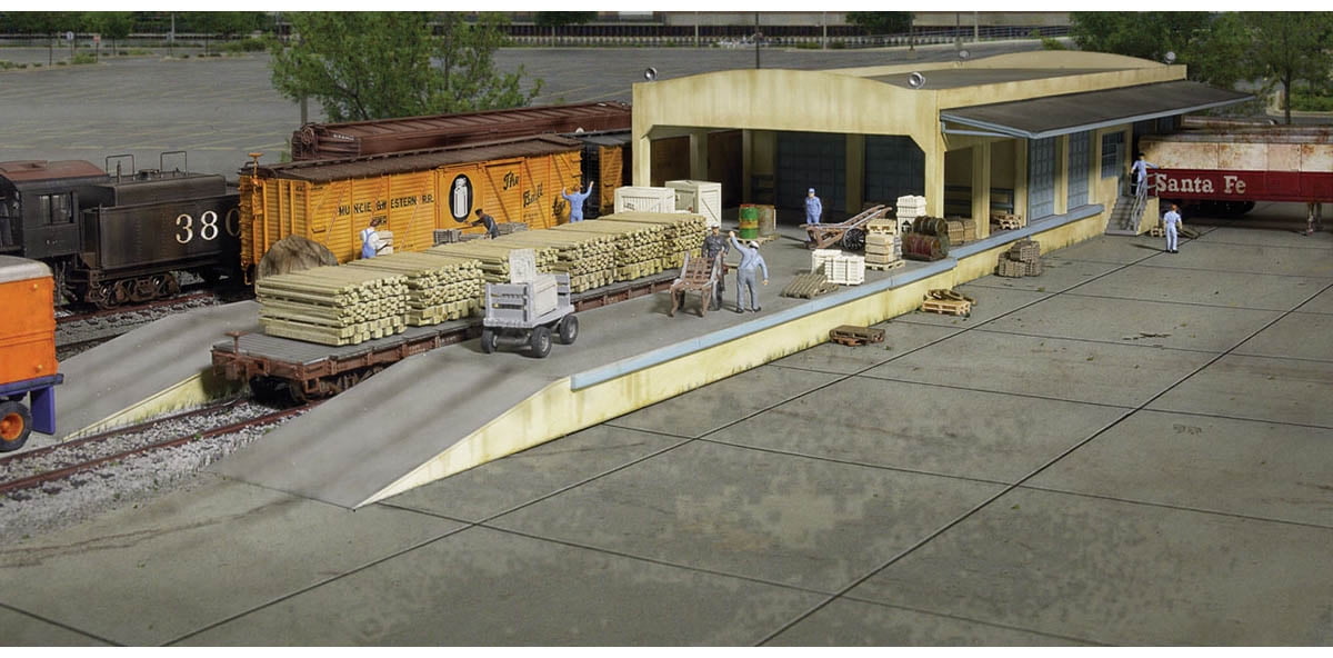 Walthers Cornerstone HO Scale Building/Structure Kit Open Air Transload