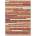 thumbnail image 2 of Addison Rugs Chantille Indoor/Outdoor Transitional Stripes Coral Washable Rectangle Rug, 9' x 12', 2 of 6