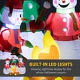 thumbnail image 5 of 5 FT Christmas Decorations, Christmas Inflatables Snowman Family Roasting Marshmallows around Campfire, Xmas Blow Up Yard Decorations with Built-in LED Lights for Indoor, Outdoor, Lawn, Garden, Party, 5 of 9