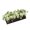 Green, variant on Homenest Pre-Made Artificial Rose Flower Arrangement in Wooden Box, Faux Floral Centerpiece with Multi-Tone Roses for Home Window Desk & Wedding Decor Green