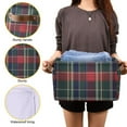 thumbnail image 3 of Yayeee 2 Pack Canvas Storage Basket with Handles for Shelves Fabric Bins Closet Organizer, Warm Tartan Mosaic, 3 of 8