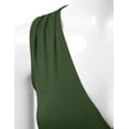 thumbnail image 4 of Doublju Women's V- Neck Sleeveless Shirred Sides Tank Top (Plus Size Available), 4 of 4