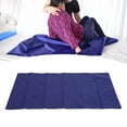 thumbnail image 4 of Transfer Bed Cloth, Repositioning In Bed Reusable Wheelchairs Turning Blue Elderly Slide Sheet Washable Practical  For  For Hospital 110x68cm / 43.3x26.8in, 4 of 8