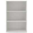 thumbnail image 2 of Join Stackable 3-Tier Wood White Bookcase, 2 of 12