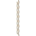 thumbnail image 5 of Ekena Millwork 47"H x 3/8"T Gypsum Adjustable Wood Decorative Slat Wall Panel Kit, Birch (contains 14 Slats + 1 Straight Edge Starter Slat), 5 of 16