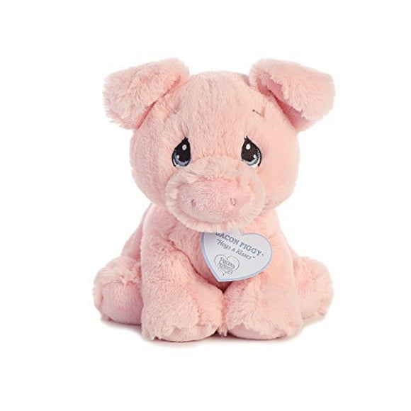 Bacon Piggy 8 inch - Baby Stuffed Animal by Precious Moments (15703)