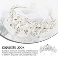 thumbnail image 2 of FENGGUIQU Luxurious Zinc Alloy Bridal Crown - Eye-Catching Wedding Headdress, 2 of 8