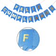 thumbnail image 2 of Guia De Banderines Banner Guirnalda Feliz Cumpleaños Azul Brillos Yang Para Decoracion, 2 of 4
