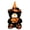 C, variant on H Stuffed Halloween Teddy Bear Plush Doll With Hat Soft Animal For Holiday Decoration Childrens Toy
