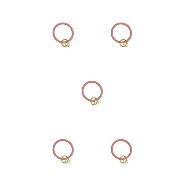 Inteprter Cadena para teléfono inteligente Anillo antipérdida impermeable Cordón exterior Floral Rosa Type2 NO2