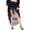 Blue, variant on Women's Steampunk Victorian Gothic High-Low Skirt (High-low Skirt in Net Fabric)