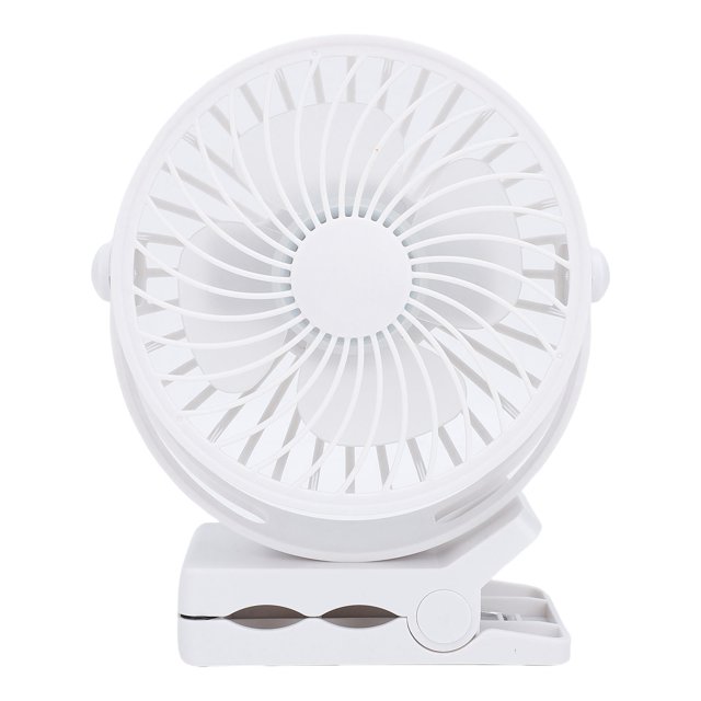 Small Fan, USB Rechargeable Clip On Fan 60H Battery Life for Home Dormitory Office