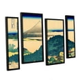 thumbnail image 2 of ArtWall Katsushika Hokusai "The Coast of Seven Leagues in Kamajura" 4-Piece Gallery-Wrapped Canvas Staggered Set, 2 of 2